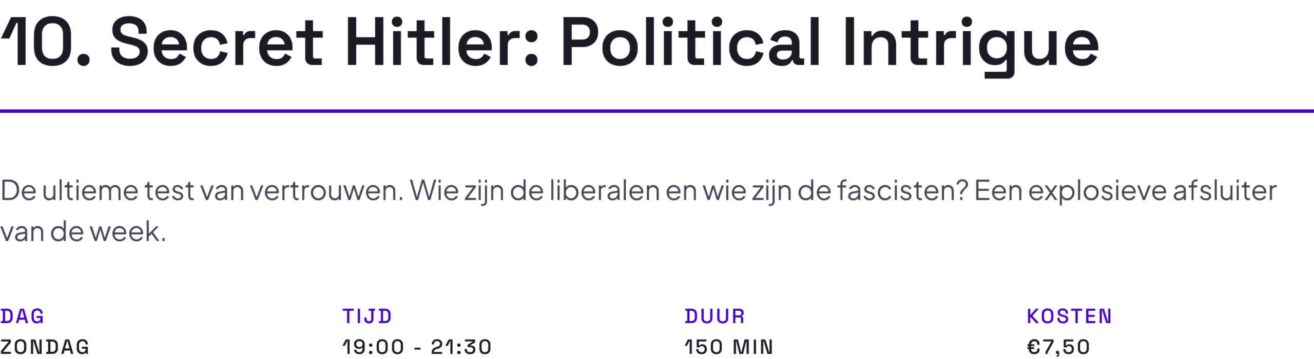 Secret Hitler: Political Intrigue