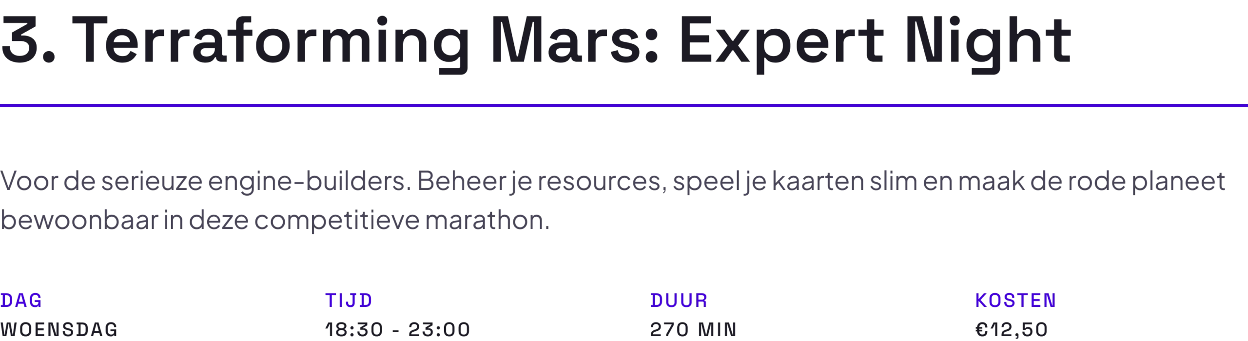 Terraforming Mars: Expert Night